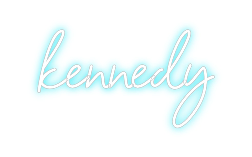 Custom Neon: kennedy