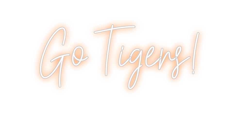 Custom Neon: Go Tigers!