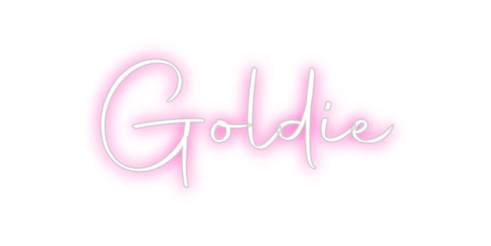 Custom Neon: Goldie