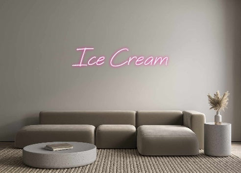 Custom Neon: Ice Cream