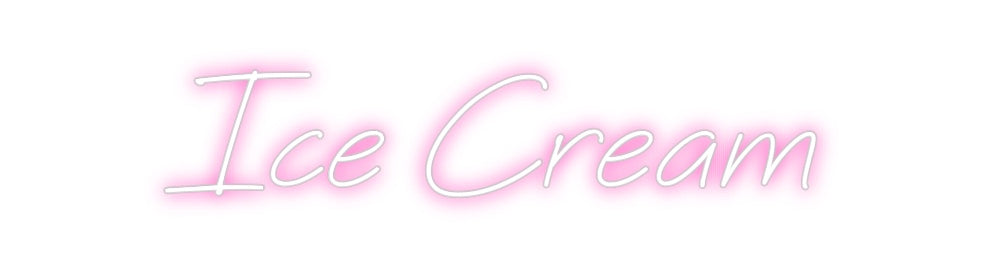 Custom Neon: Ice Cream