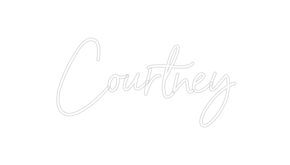 Custom Neon: Courtney