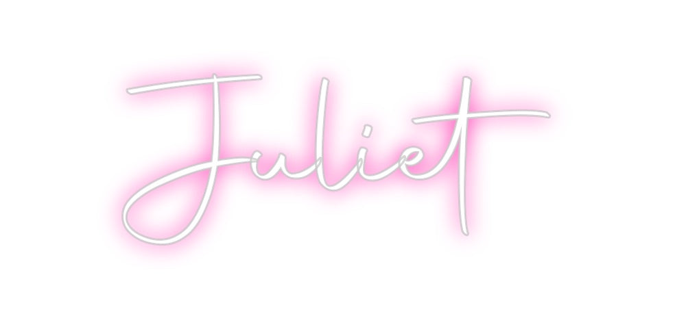 Custom Neon: Juliet