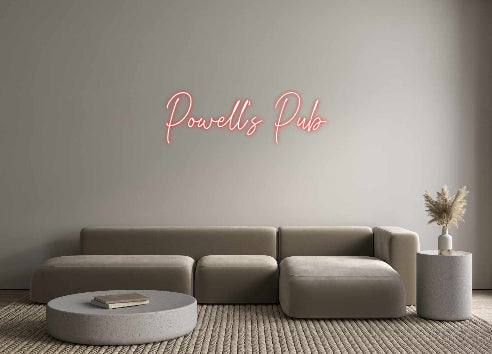 Custom Neon: Powell’s Pub