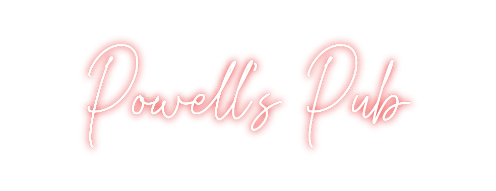 Custom Neon: Powell’s Pub