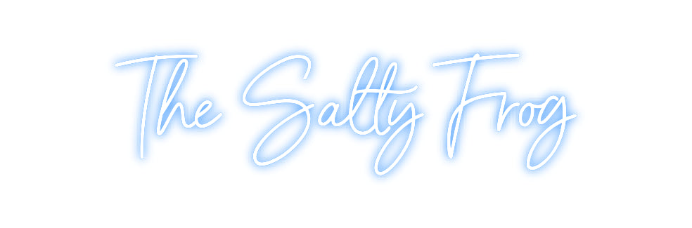 Custom Neon: The Salty Frog