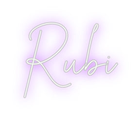 Custom Neon: Rubi