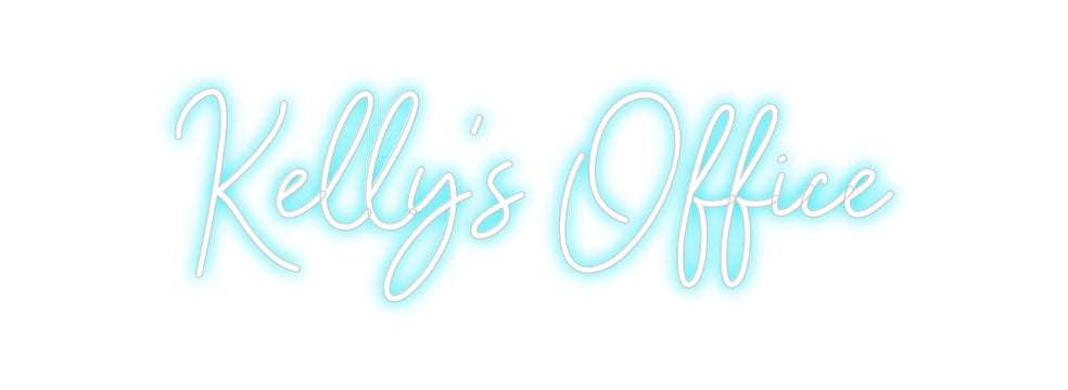 Custom Neon: Kelly's Office