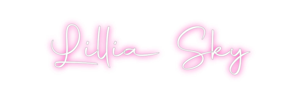 Custom Neon: Lillia Sky