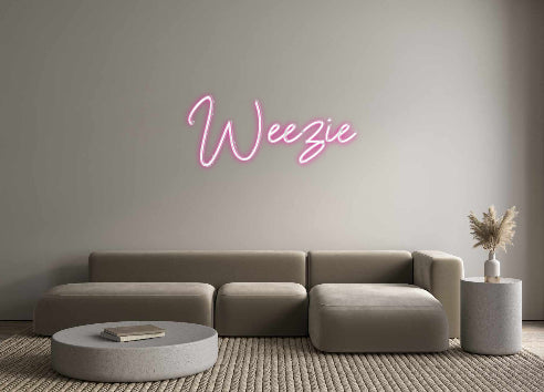 Custom Neon: Weezie