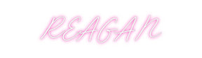 Custom Neon: REAGAN