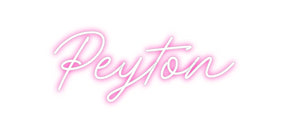 Custom Neon: Peyton