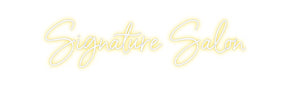 Custom Neon: Signature Salon