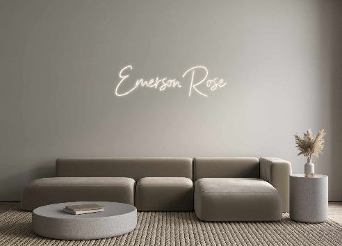 Custom Neon: Emerson Rose