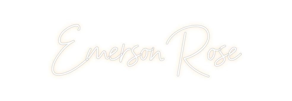 Custom Neon: Emerson Rose