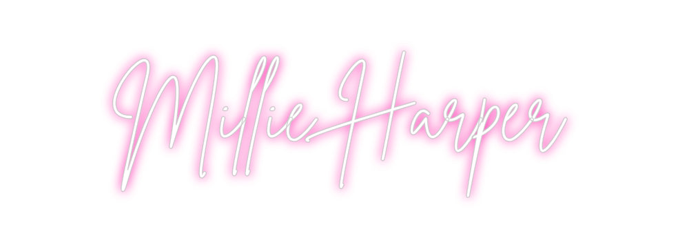 Custom Neon: Millie Harper