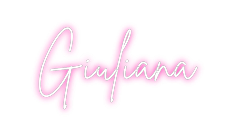 Custom Neon: Giuliana