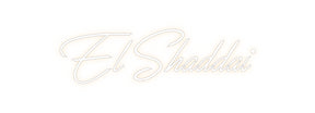 Custom Neon: El Shaddai