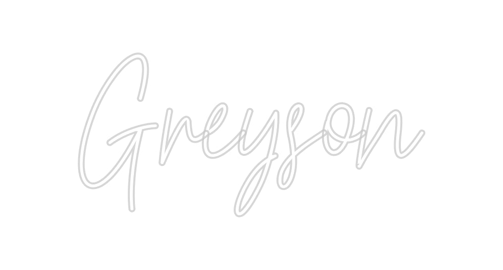 Custom Neon: Greyson