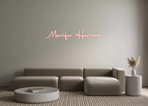 Custom Neon: Marifer Herrera