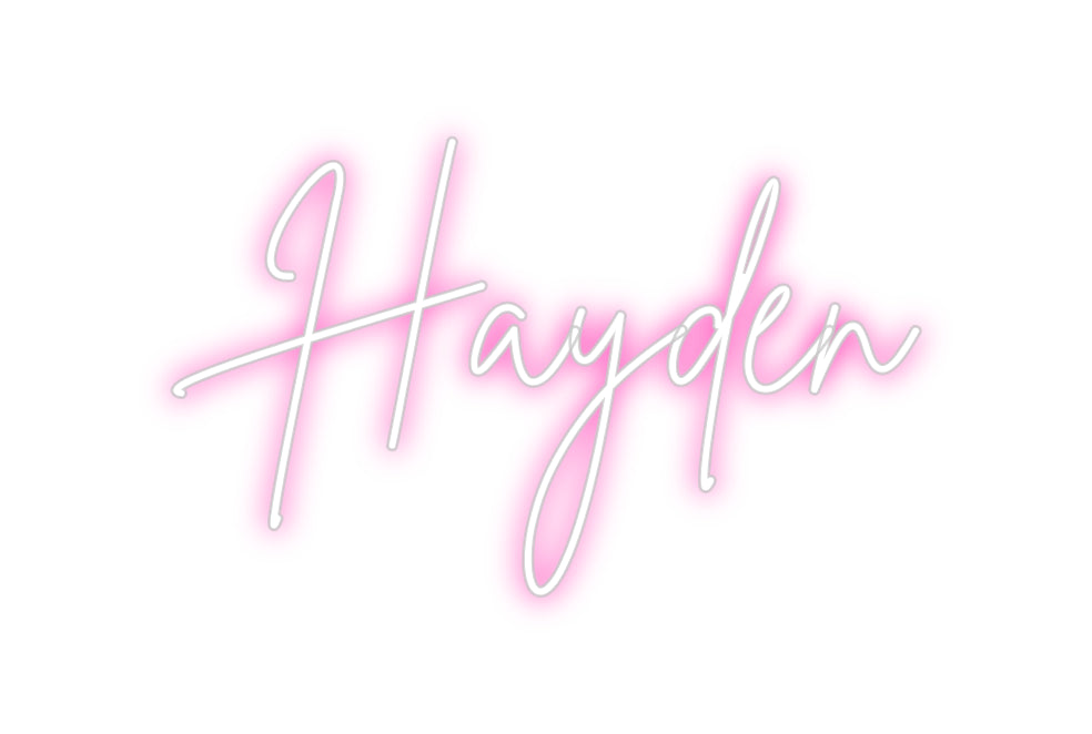 Custom Neon: Hayden