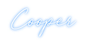 Custom Neon: Cooper