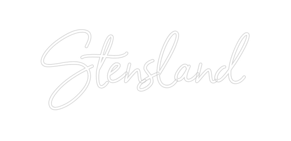 Custom Neon: Stensland