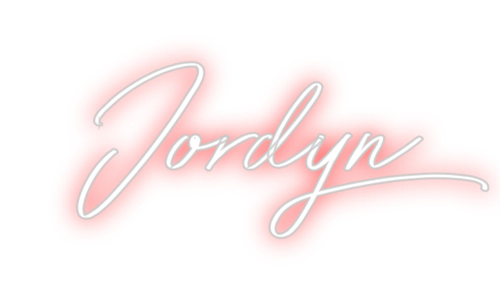 Custom Neon: Jordyn