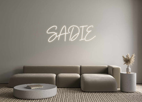 Custom Neon: SADIE