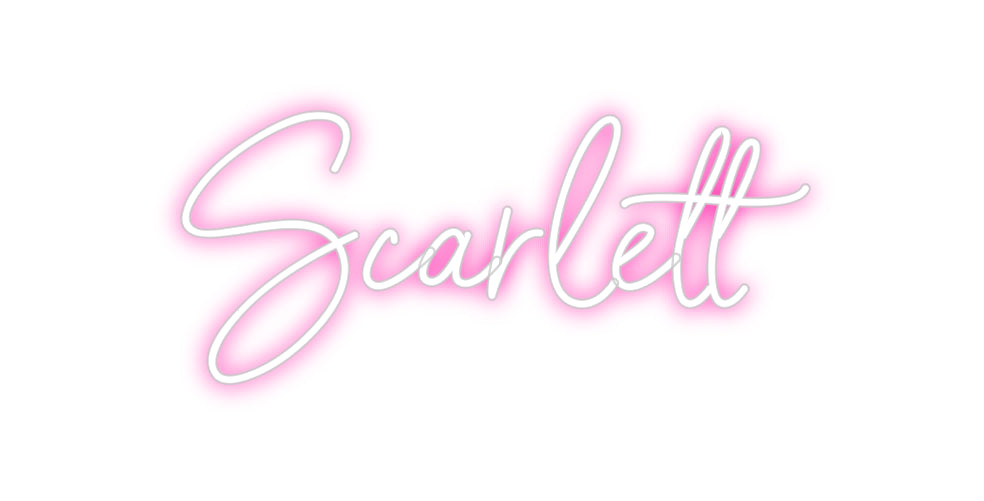 Custom Neon: Scarlett