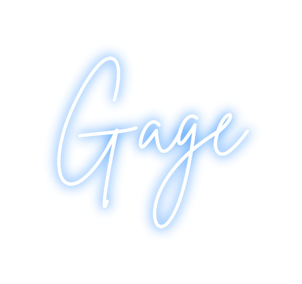 Custom Neon: Gage