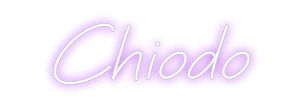 Custom Neon: Chiodo