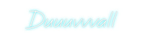 Custom Neon: Duuuvvvall