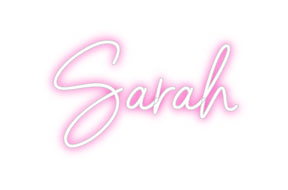 Custom Neon: Sarah