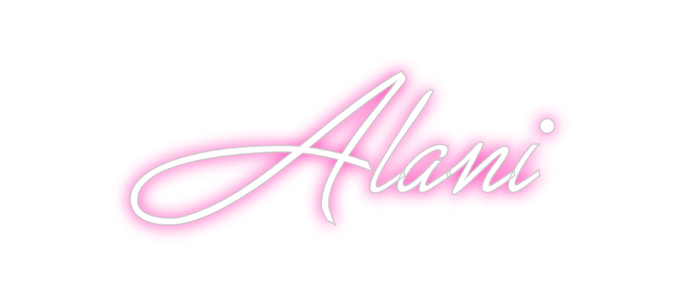 Custom Neon: Alani