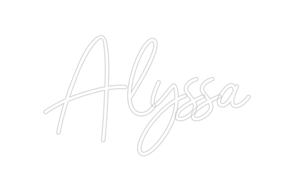 Custom Neon: Alyssa