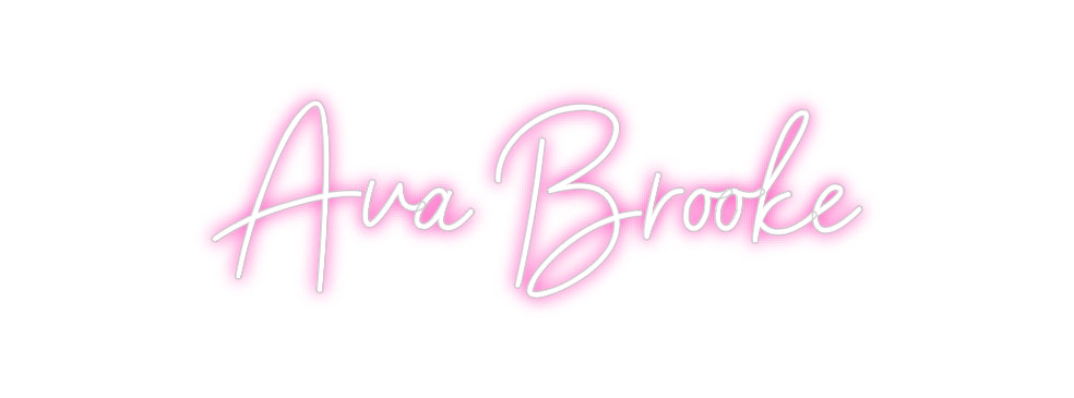 Custom Neon: Ava Brooke