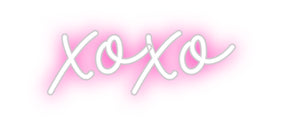 Custom Neon: xoxo