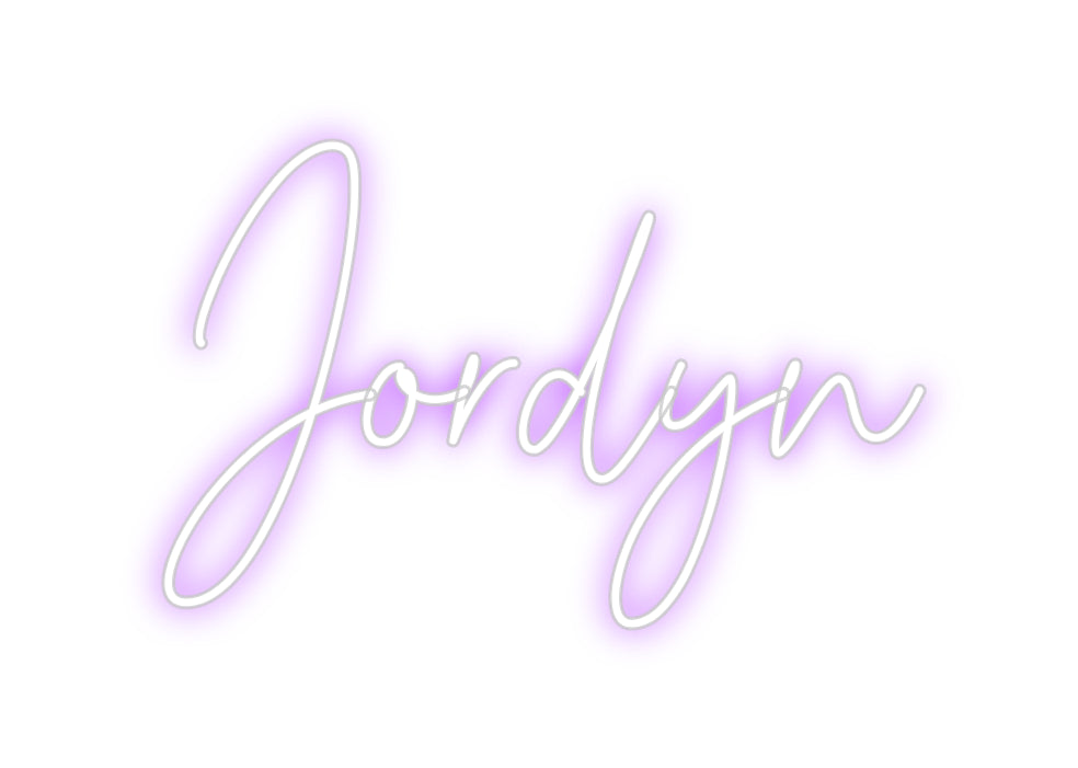 Custom Neon: Jordyn