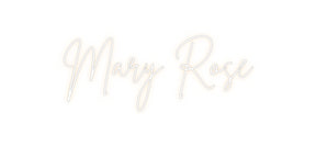 Custom Neon: Mary Rose
