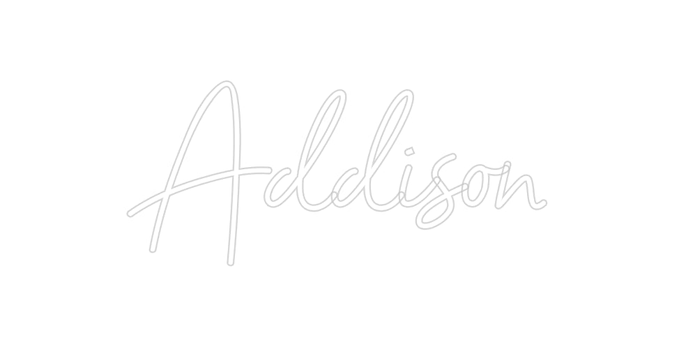 Custom Neon: Addison