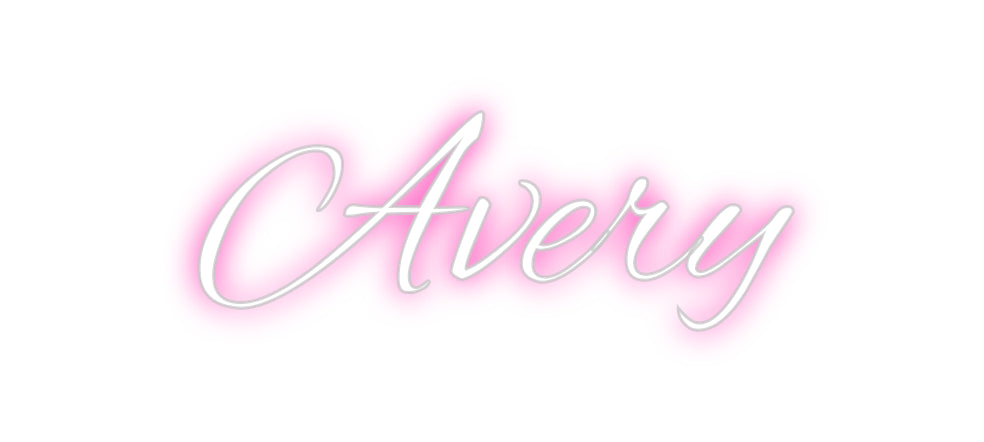 Custom Neon: Avery