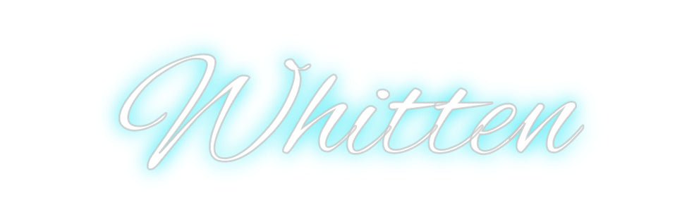 Custom Neon: Whitten