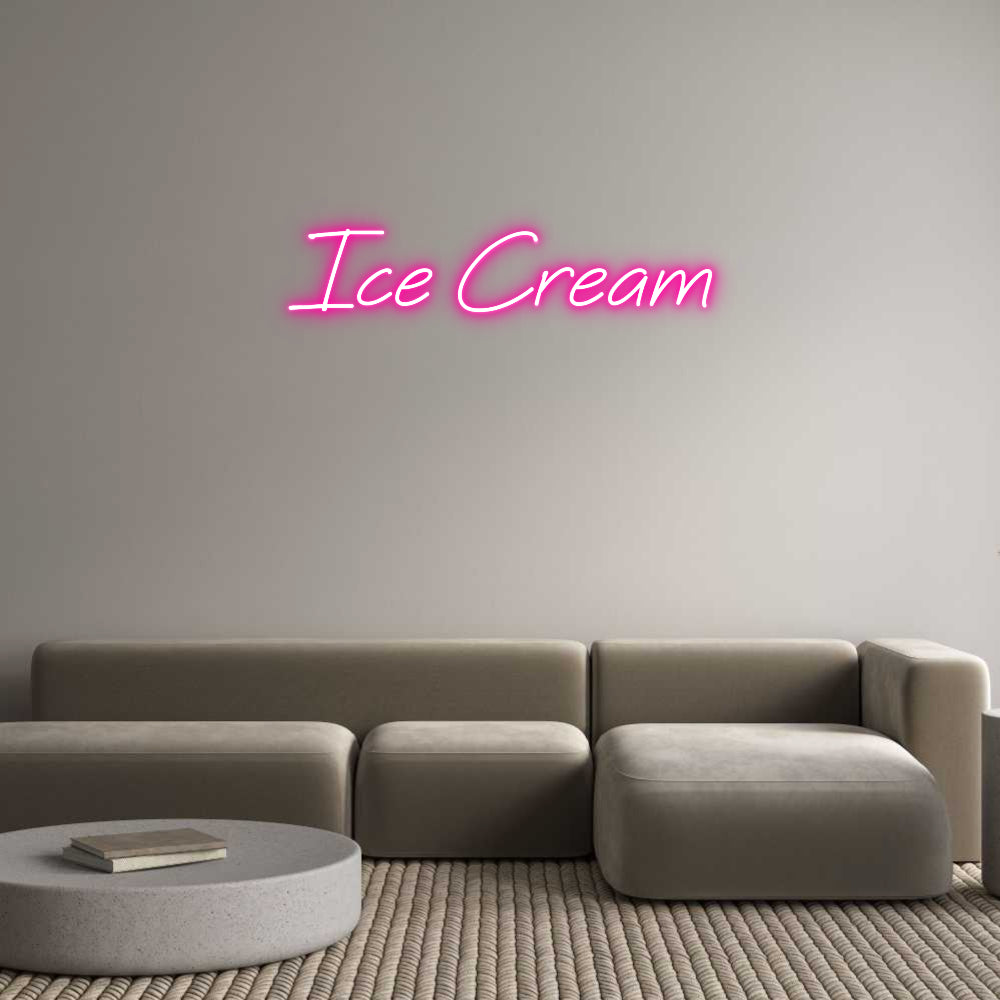 Custom Neon: Ice Cream