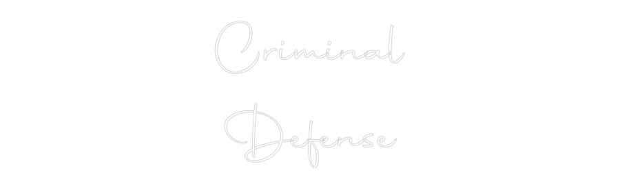 Custom Neon: Criminal Def...