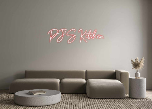 Custom Neon: PJ’S Kitchen