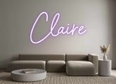 Custom Neon: Claire