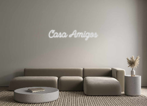 Custom Neon: Casa Amigos