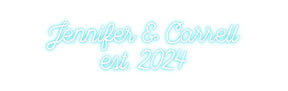 Custom Neon: Jennifer & Ca...
