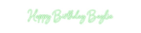 Custom Neon: Happy Birthda...